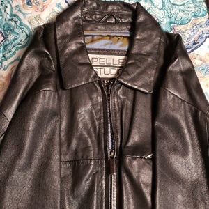 Mens leather jacket